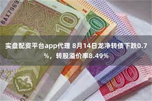 实盘配资平台app代理 8月14日龙净转债下跌0.7%，转股溢价率8.49%