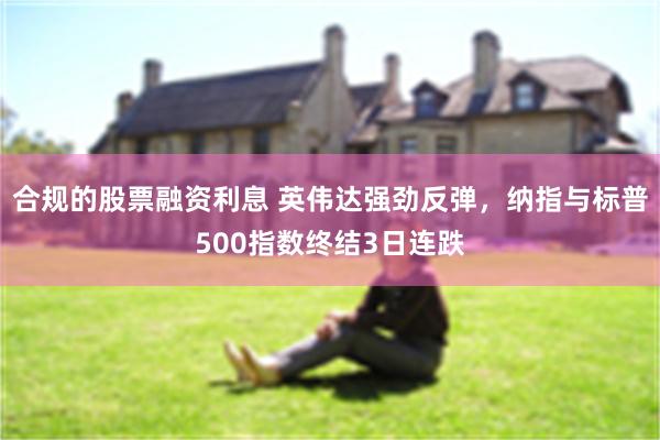 合规的股票融资利息 英伟达强劲反弹，纳指与标普500指数终结3日连跌