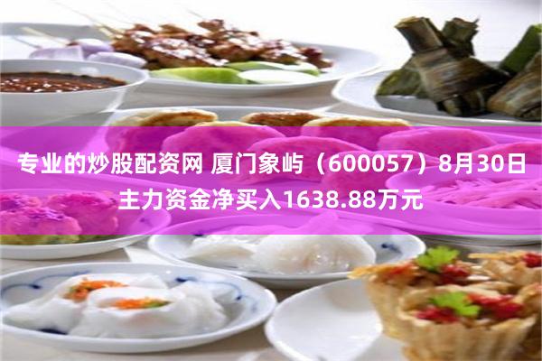 专业的炒股配资网 厦门象屿（600057）8月30日主力资金净买入1638.88万元