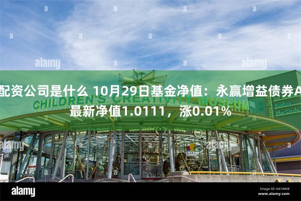 配资公司是什么 10月29日基金净值：永赢增益债券A最新净值1.0111，涨0.01%